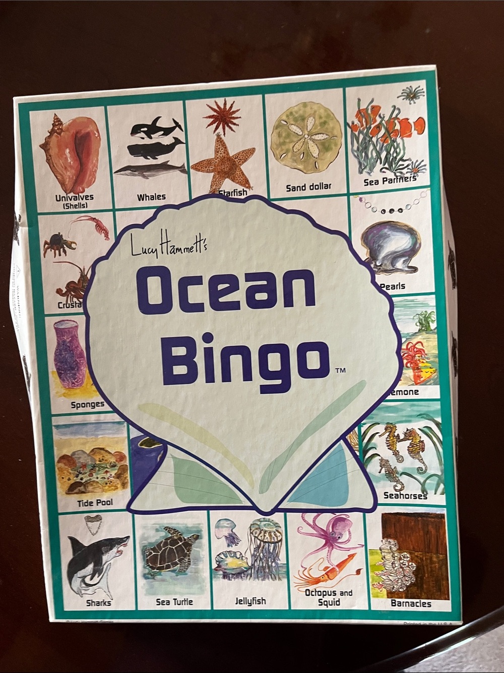 Ocean Bingo Game by Lucy Hammett